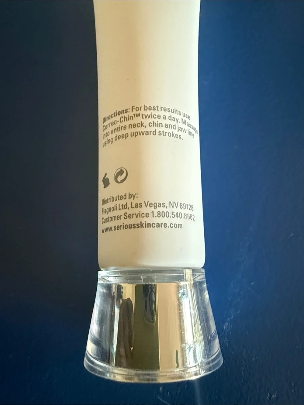 Serious Skincare Reverse Lift Correc-Chin Firming Cream Neck Jawline 2oz NEW